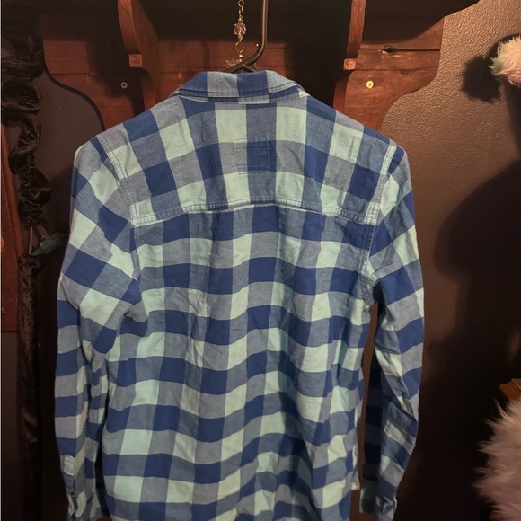 Hollister Men's Blue Plaid Shirt - Picture 2 of 3
